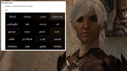 bubonickitten: Dragon Age II + text posts — Fenris, part 2 [points] love this broody glowy spi