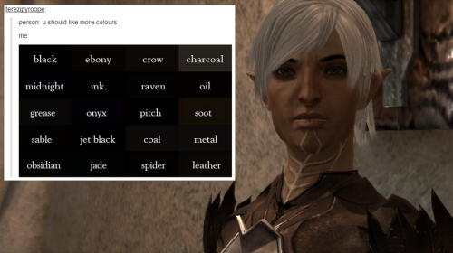 bubonickitten:Dragon Age II + text posts — Fenris, part 2[points] love this broody glowy spiky