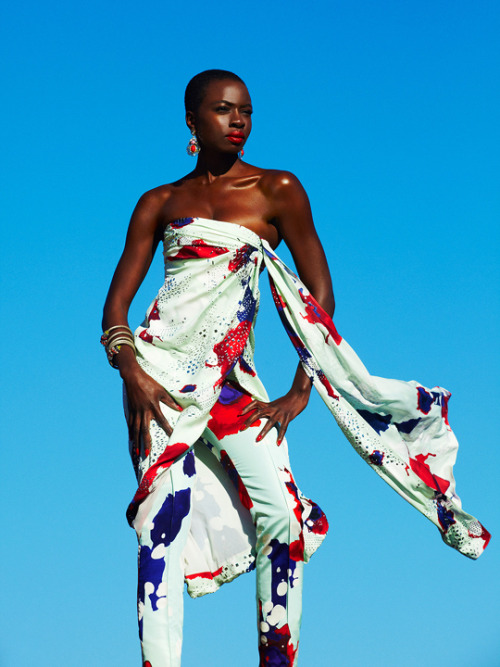 flawlessbeautyqueens:Favorite Photoshoots | Danai Gurira photographed by Jamie Nelson for More Magaz