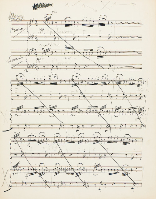 barcarole:Edward Elgar’s drafts for his Enigma Variations, Op. 36, ca. 1910s.