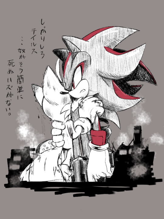 misterkanzaki: tails is hug in  forces
