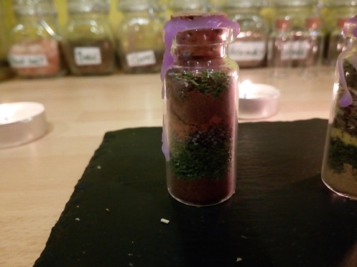 Evening of making spell jars #potions #wax #magick #spells #witches