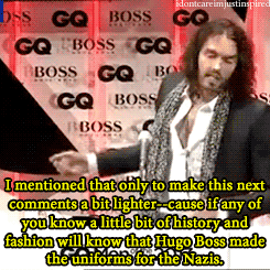 cleolinda: deducecanoe:  alexandraerin:  acidarmor:  idontcareimjustinspired:    whelp.  I have more respect for Russell Brand right now than I ever imagined possible. He clearly thought saying this was more important than getting more cushy corporate