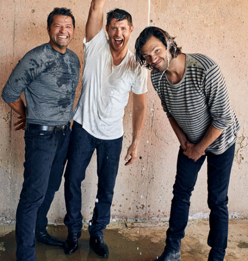 tylerposey: JARED PADALECKI, JENSEN ACKLES, MISHA COLLINSEntertainment Weekly / photographed by Pegg