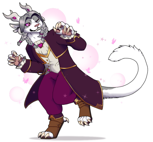 magentasaur-explores: Vinicia Silverclaw Just a sparkly, monster-cat girl that enjoys terrible roman
