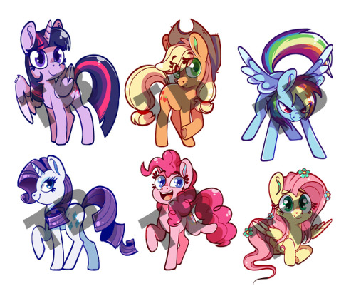 tb-trash:Possible MLP charms?? or stickers? idk yet but wanted to do some mlp stuff since the series is almost coming to a close