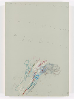 paintedout:  Cy Twombly, Some Flowers for