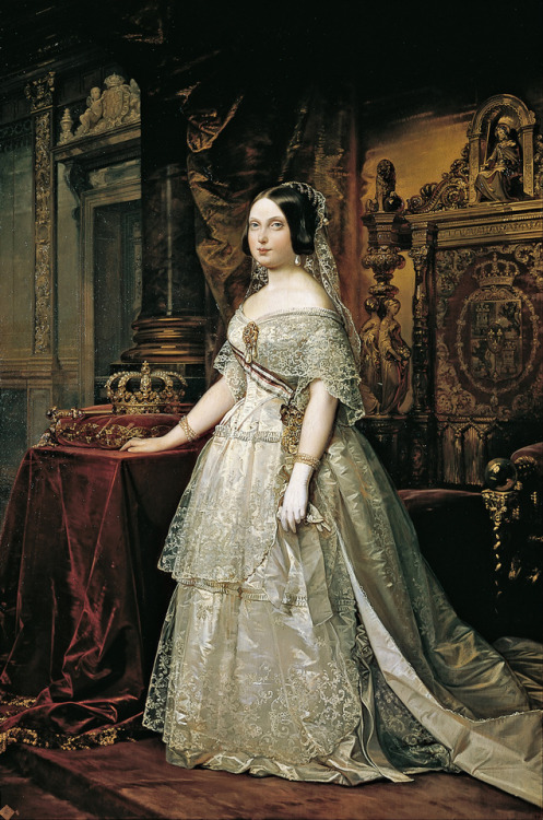 Federico de Madrazo y Kuntz - Retrato de Isabel II (1844)