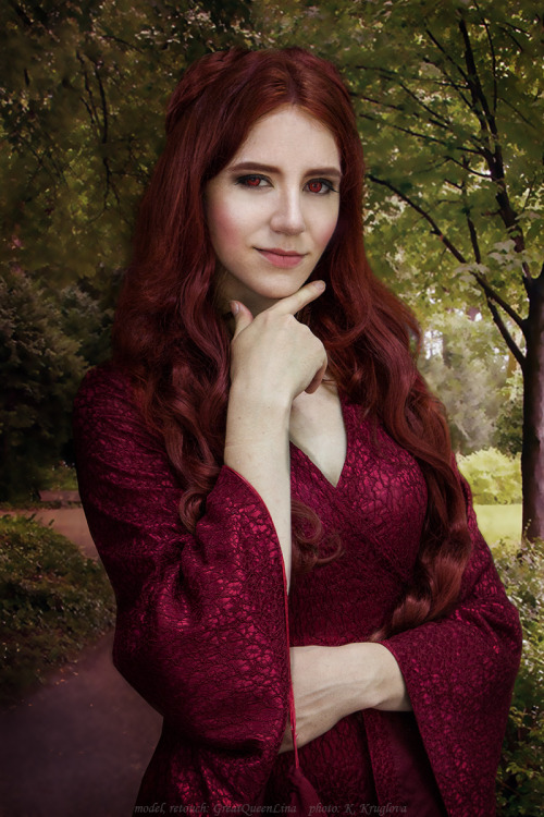 A Song of Ice and Fire - MelisandreModel, costume maker, retouch - GreatQueenLina www.facebo