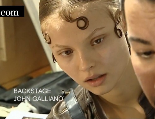 soierose: magdalena frackowiak / backstage john galliano ss 2008