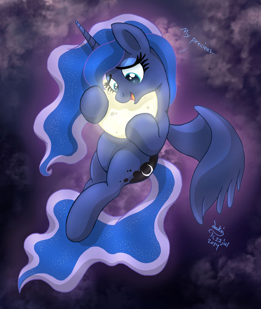 that-luna-blog:  MLP FIM - Princess Luna Moon Lover by Joakaha  x3 &lt;3