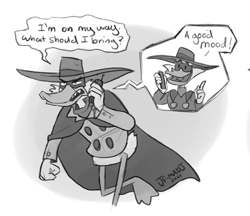 I&rsquo;m going to start the new year with some wholesome Darkwing Duck fan art. XDIncorrect quote f