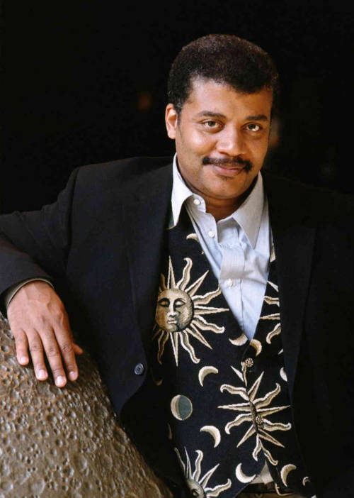 startorialist:Every wanted to dress like Neil Tyson and think “If only I had a vest as cool as his