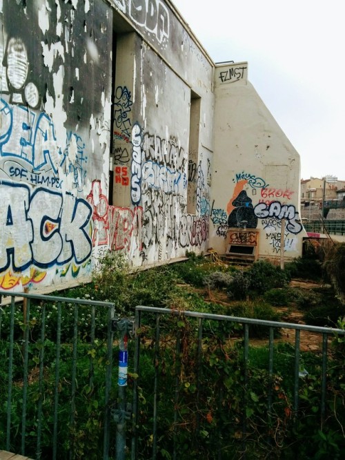 wulfrannseyes: [17.02.2017] Street art on the garden walls in La Friche, Marseille