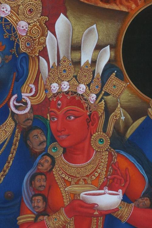 Chanda Bhairab and Kaukumari by Udaya Charan Shrestha