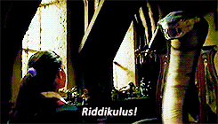 lordharrypotter:  “Boggarts are shape-shifters. They take shape of whatever a person