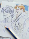 shkretart:I know that my sketches are of little interest to anyone, but I wanted to share. Young Price and Nik and others ideas…