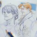 shkretart:I know that my sketches are of little interest to anyone, but I wanted to share. Young Price and Nik and others ideas…
