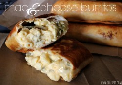 allthingsmacandcheese:  Mac-N-Cheese Burritos