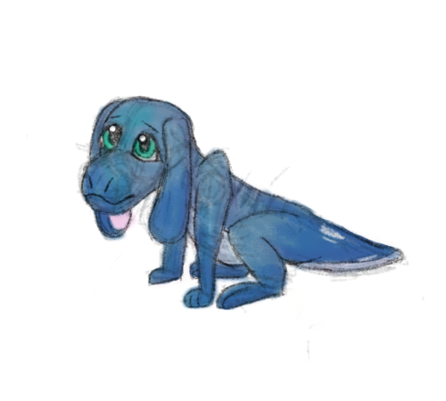 Random Creature I Drew. Drawn With My Finger On My Phone Again Lol