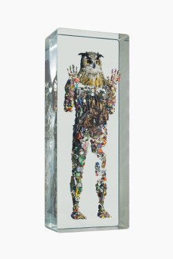 Supersonicart:  Dustin Yellin’s Layer By Layer Sculptures. Brooklyn, New York Based