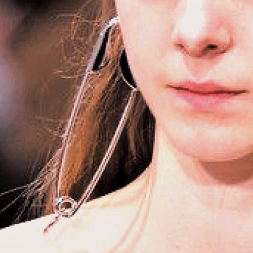 Safety Pin Earrings