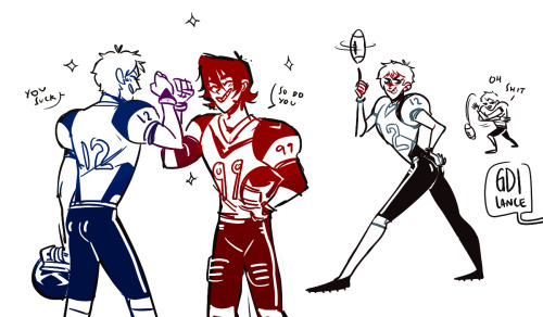 trashyscarface:  no one asked for a woefully inaccurate football au yet here i am edit: es21? yes. es21. 