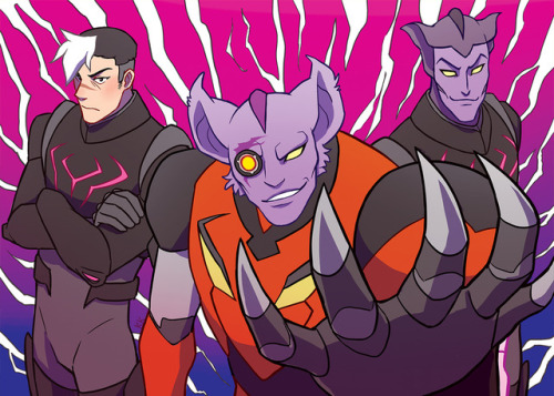 kellyykao:vrepit sa~–My pieces for a Voltron zine I participated in a while ago! 