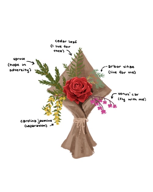 A Little Conversation Between Two Forbidden Lovers Through Flowers For Some More Worldbuilding For My