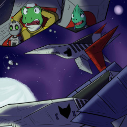 Clank enlists the help of two unlikely allies in rescuing Ratchet, Slippy of Team Stafox and Leon of Team Starwolf, who have a temporary truce to rescue their own comrades.  Will the unlikely trio be-able to infiltrate the high-security satellite prison,