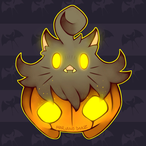 marianodiaz-art: Glowing pumpkaboo Commissions info! https://marianodiaz-art.tumblr.com/post/1883945