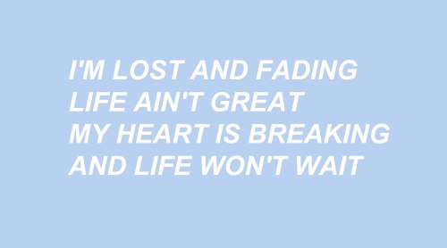 poemvs:    The Amity Affliction // Lost & Fading