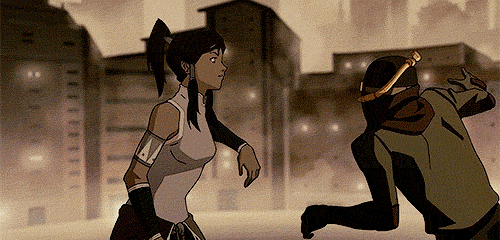 moxis: legend of korra fight scenes // book 1: air → first encounter with chi blockers