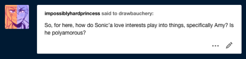 there’s probably some drama with his 500 other girlfriends, but has amy ever actually been his love interest? i don’t think they&rsquo;re involvedi mad ship it tho. i mad ship it.