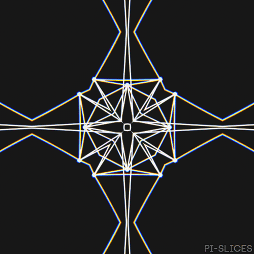 pi-slices:  Kaleidoscopic Lines - 151012 