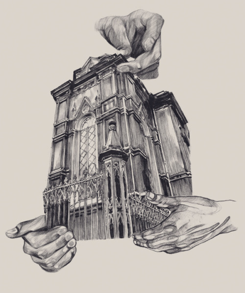 darksilenceinsuburbia:  Dasha Pliska. Architecture Odessa.   Behance  Cool