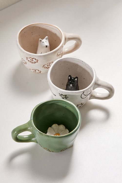 peachblushparlour: Peekaboo Ceramic Mug