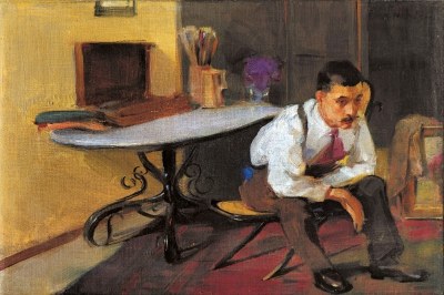 monogreek:‘The artist in his studio’ by Nikolaos Lytras (1883-1927)
