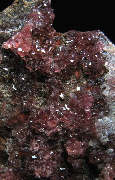 Rare, gemmy, cranberry-colored Strengite - Carvalhosa, Moncorvo, Portugal