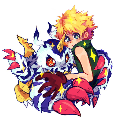 ahiddenpath:  burbiart:  art trade with jekal who wanted gabus and yamyamss ‘w’i hope you like it<33  GABUS!  YAMYAMS!  