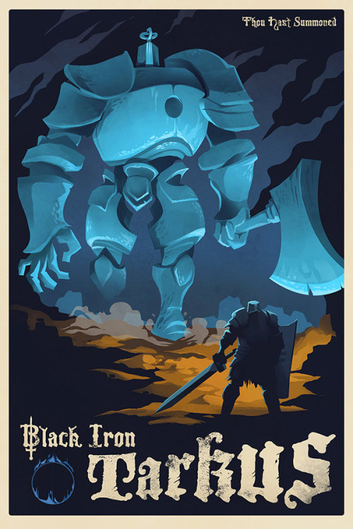 otlgaming:  DARK SOULS POSTERS You’ve beaten the game, or more accurately, the game has beaten you and now you can have a reminder of the many deaths you endured with a print from Crowsmack. Each oversized poster measures in at 24" x 36" and