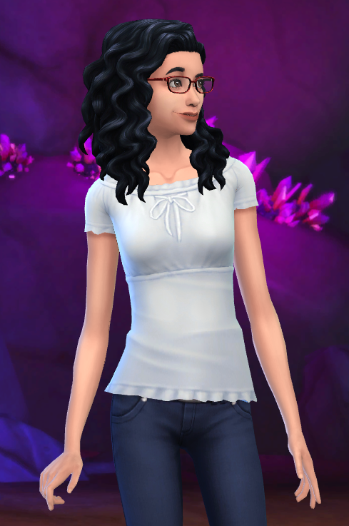 Taylor Hebert on Sims 4!I wanna make many more characters too. This is my take on her! She’s got the