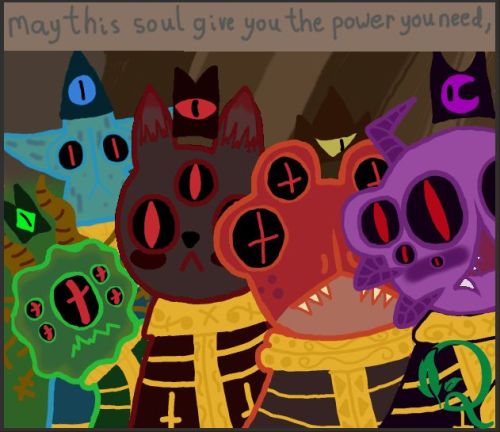 Narinder and Shamura are enthralled by the turn of events.
"...may this soul give you the power you need..."