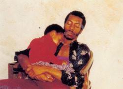 A Young Nas And His Father Olu Dara Jones.