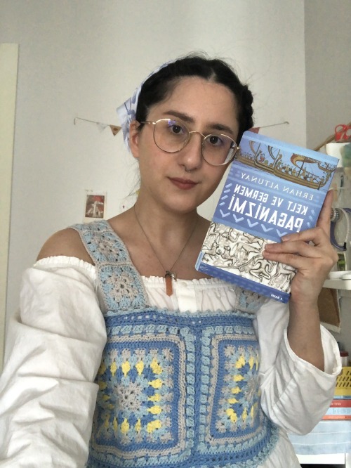 Me matching my books vol 2 (836148763871) and a new handmade crochet top from mum The weather is so 