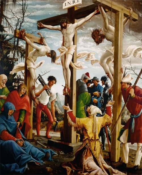 koredzas:  Albrecht Altdorfer - The Crucifixion (Sebastian Altar, Right Inner Wing). 1509-1516 