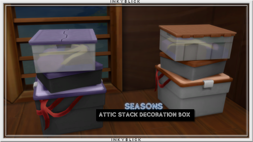 inkyblick: Attic Stack Decoration Box Recolors So a while back I made my first recolor. It was this 