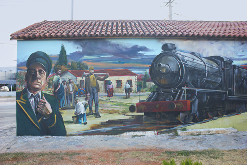 greekstreetart:“The Last Train”Atek ArtKoropi - Greece 2019