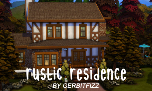 gerbitfizz:rustic residence by gerbitfizzjust to fit in the windenburg area i’m playing in, not to l