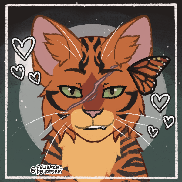 Two possibly new Warrior Cats OCs I made in Felidaze's cool cat creator on  Picrew. Name ideas? : r/WarriorCats